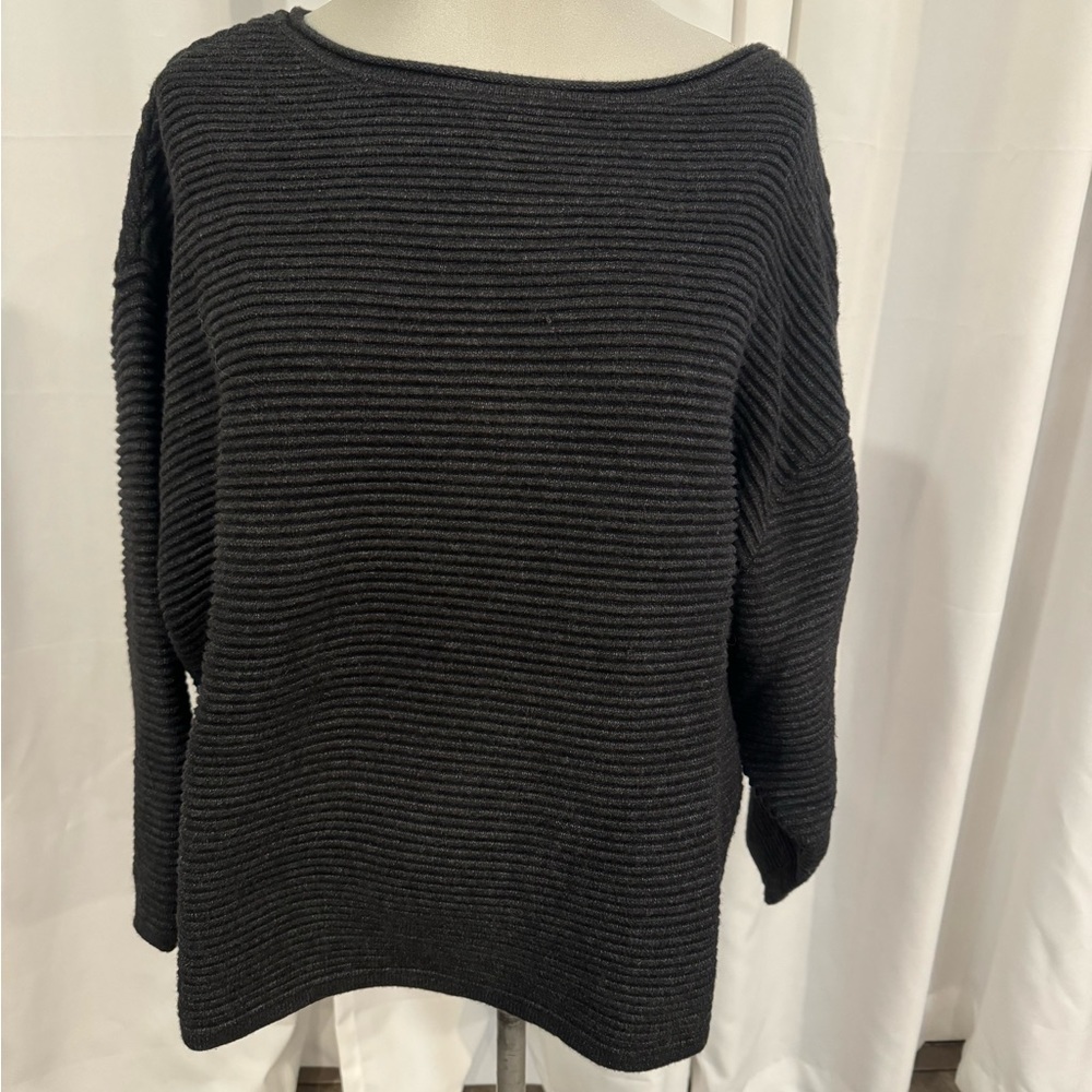 Oversized knit sweater